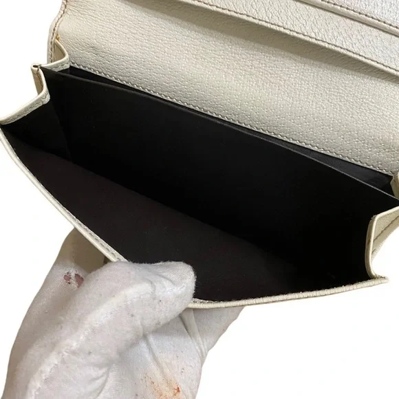 GUCCI GG Sherry Line Canvas Leather Wallet to Crossbody Bag ๐ผ - Picture 14 of 15